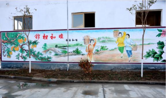 辰溪乡镇文化墙 乡风文明焕发新活力
