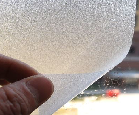 辰溪玻璃门外面粘广告用什么材料好？